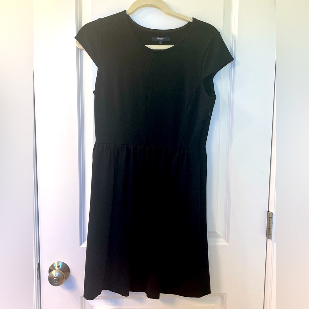 Madewell Cap Sleeved Little Black Dress